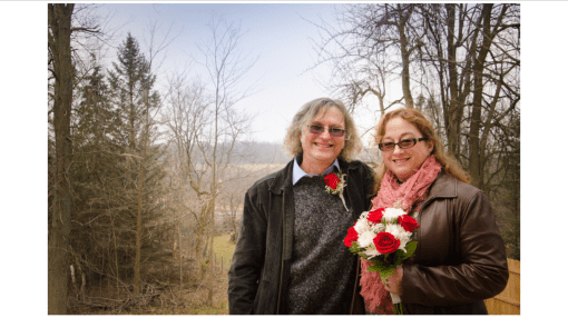 The mists rolled over the fields below our property.